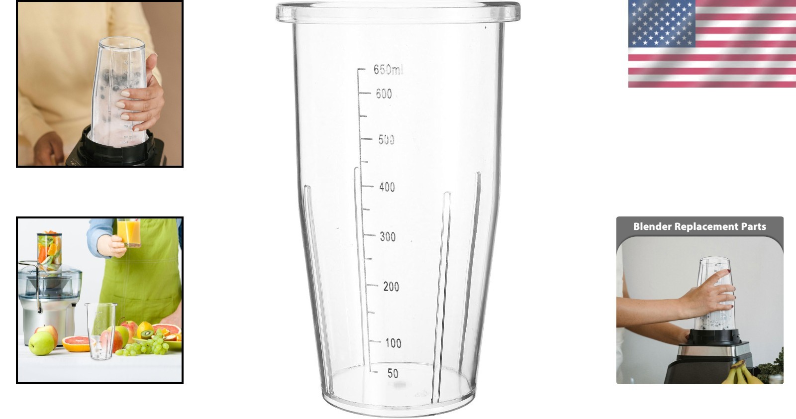 Replacement Mixing Cup for Immersion Blender - Precise Measurements & Multi-Use