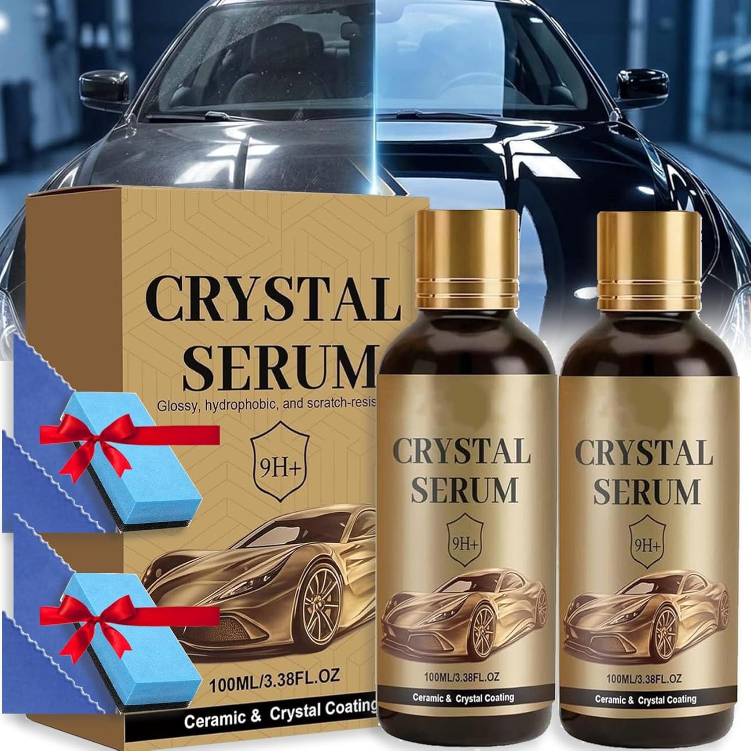 New Crystal Serum – Advanced Graphene Ceramic Coating for Cars 100ML