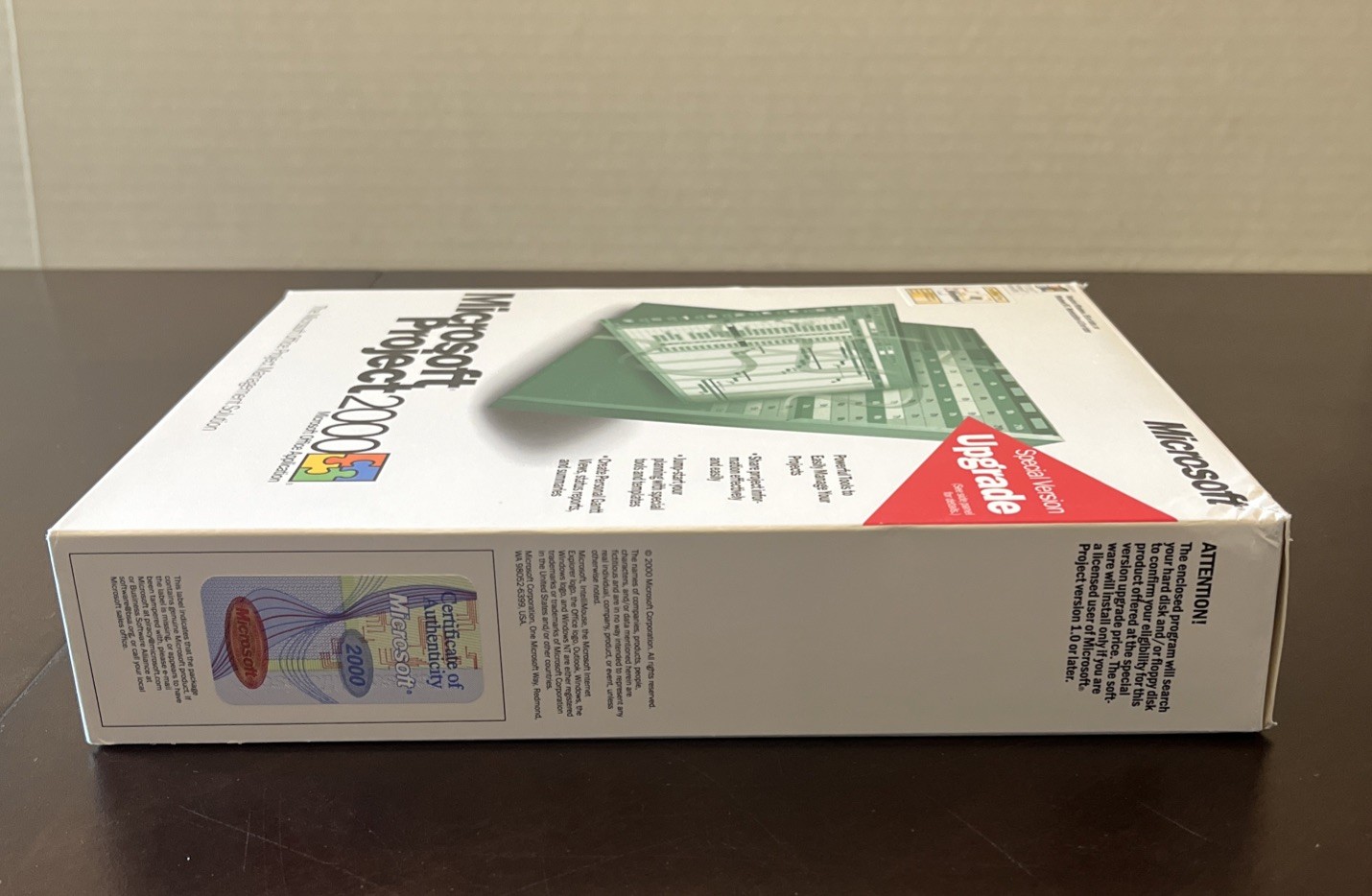 Microsoft Project 2000 Special Version Upgrade Windows 95 Or Later
