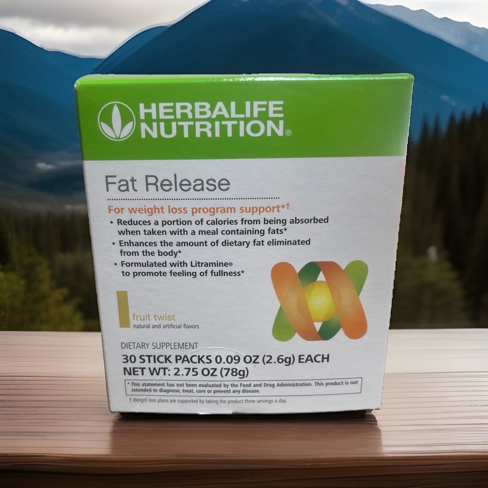 FREE SHIPPING - Herbalife Nutrition Fat Release Fruit Twist. 30 PACK