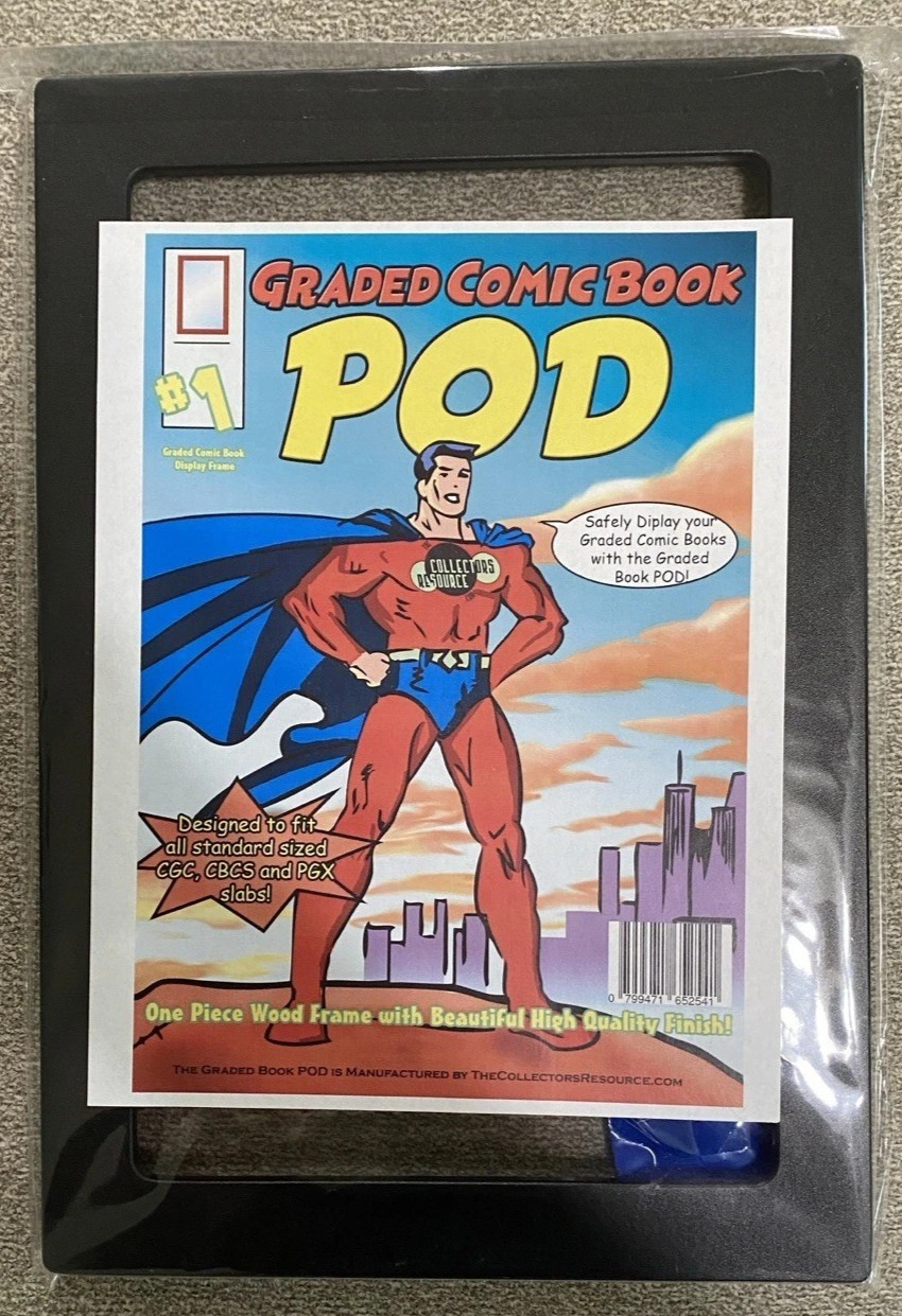 Graded Comic Book Display Frame Pod Fits CGC CBCS and PGX Slabs New