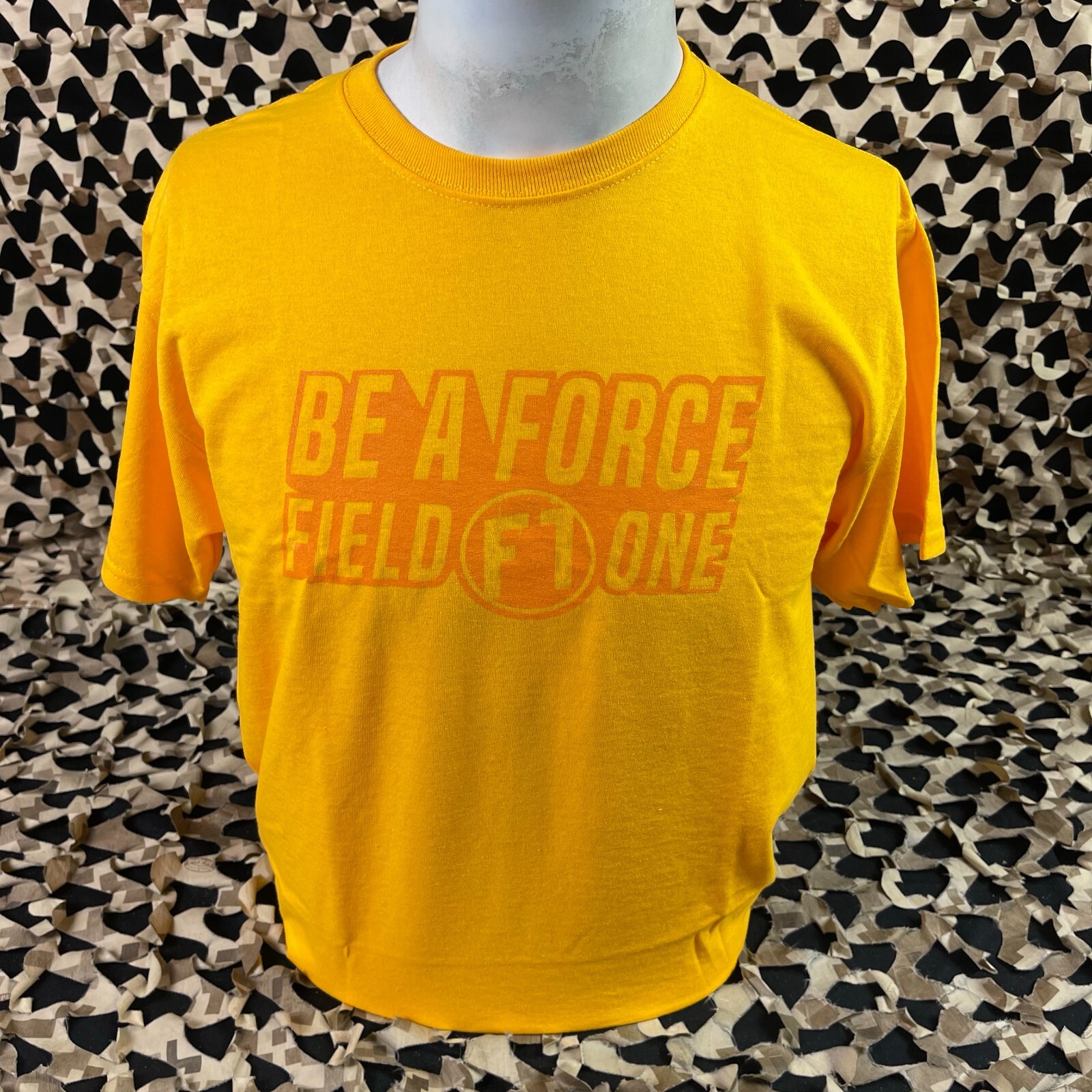 NEW Field One Be A Force T-Shirt - Gold - Medium