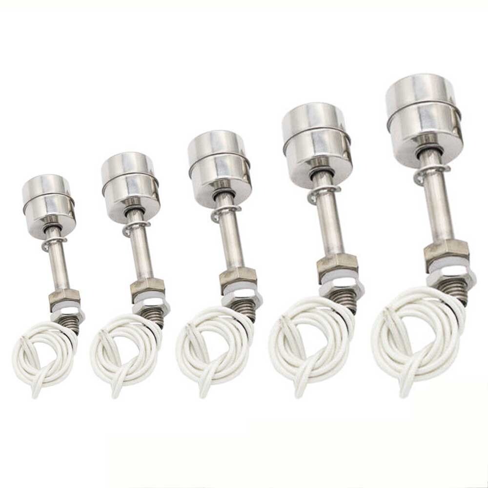 5PCS 75mm Stainless Steel Liquid Water Level Sensor Horizontal Float Switch Tool