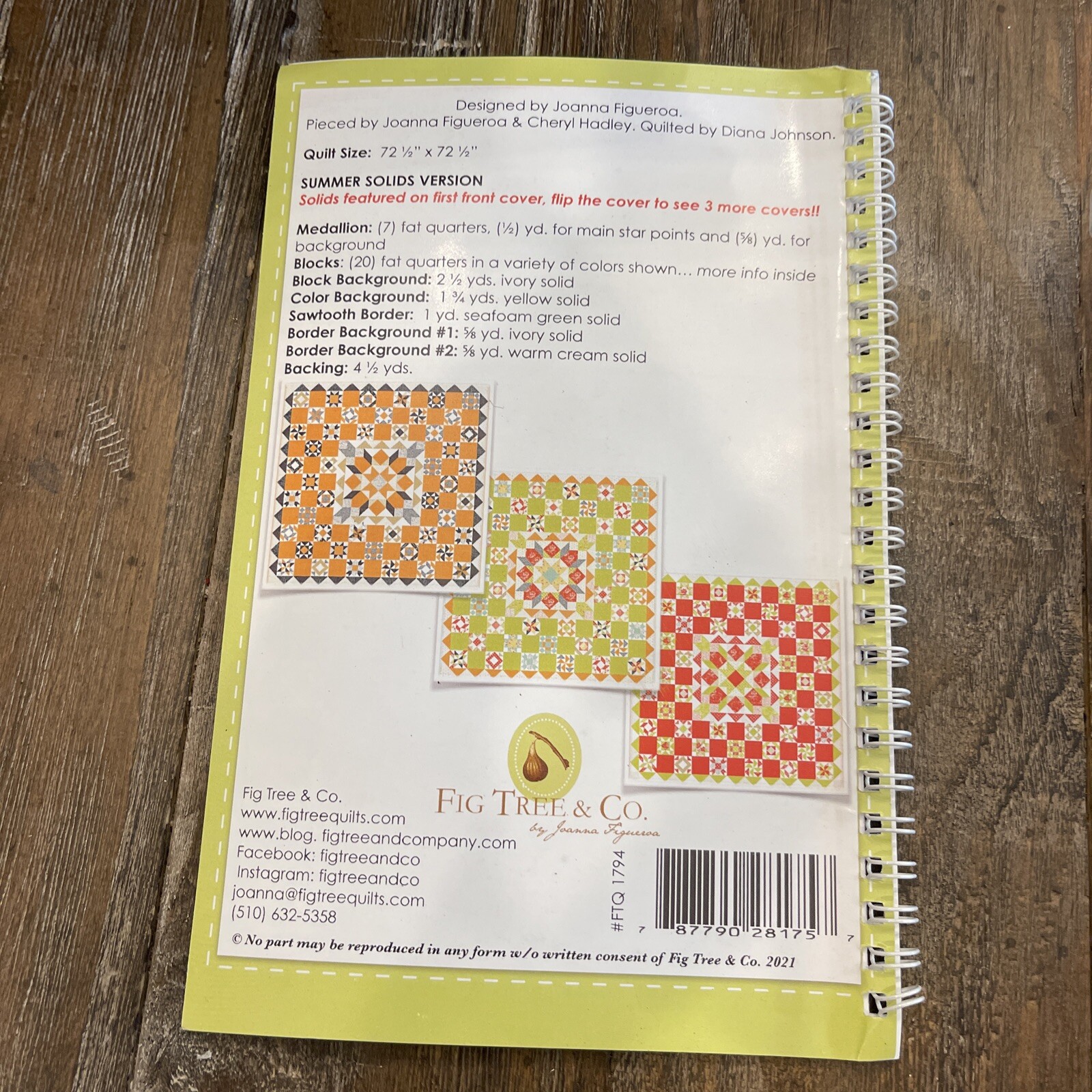 Medallion Sampler by Joanna Figueroa of Fig Tree & Co
