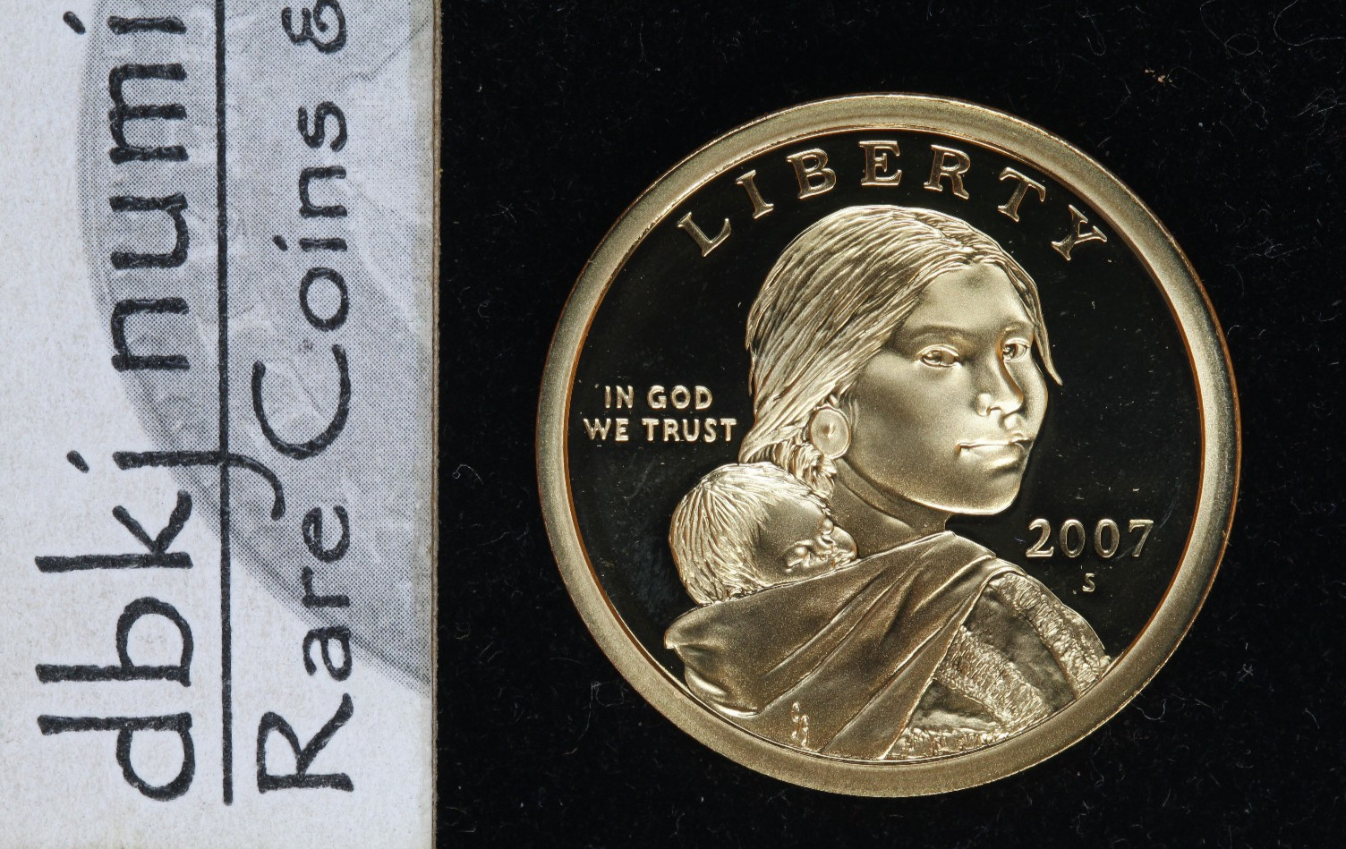 2007 S Proof Native American Sacagawea Dollar $1 - Choice to Gem