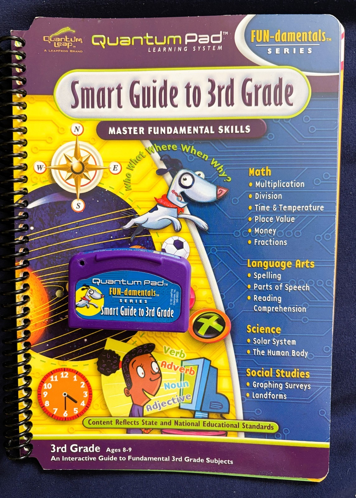 QUANTUM PAD Learning System smart guide to 3rd grade Fundamentals Series bk & ca