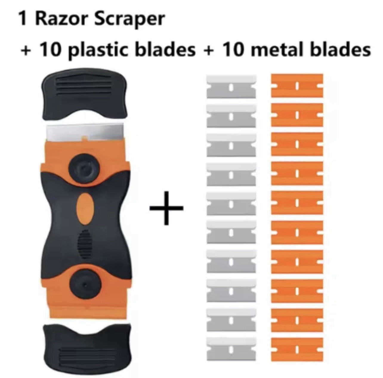 Plastic /Metal Razor Blade Scrapers for the Window of the Car Vinyl Film Cleaner