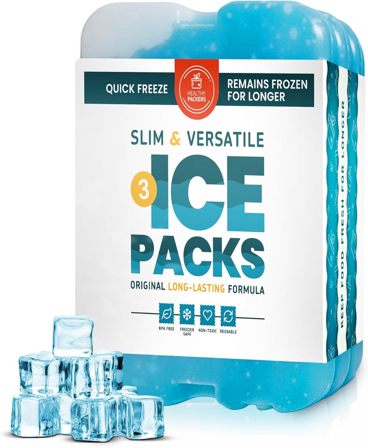 Ice Packs for Lunch Boxes & Coolers - Freezer Packs - Original Cool Pack | Coole