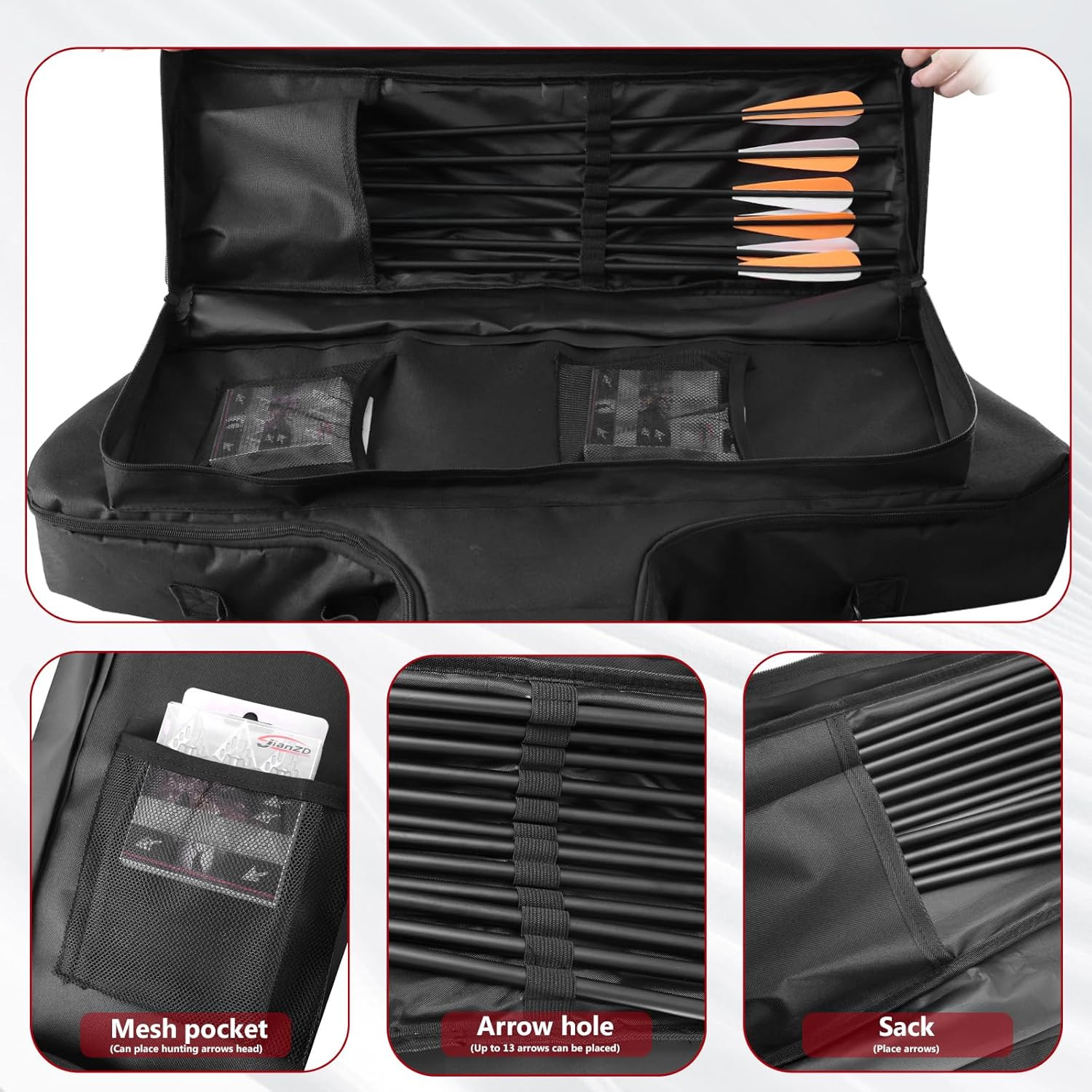 Crossbow Box Soft Lining to Protect the Crossbow Equipped with a Pocket Specific