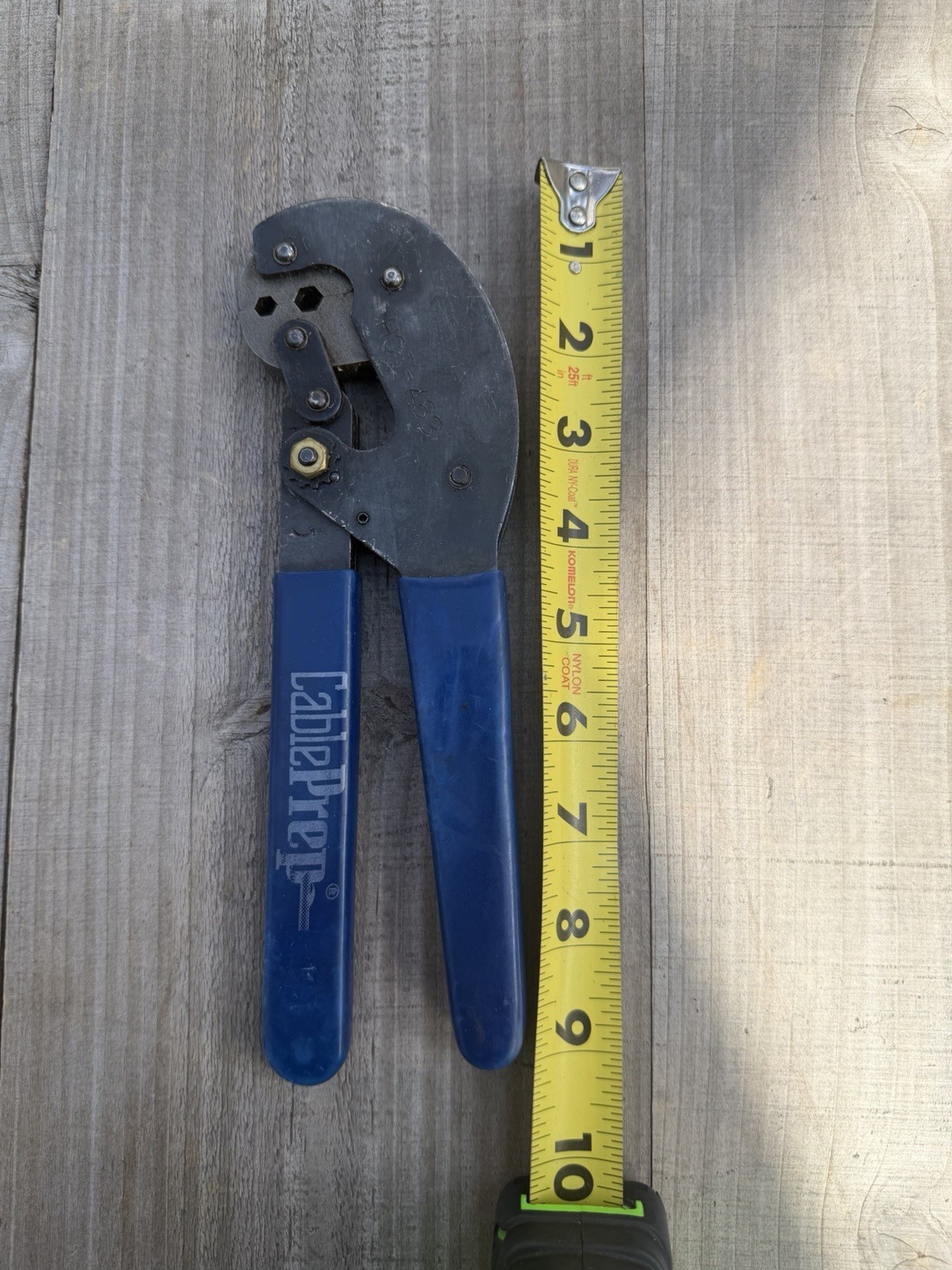 Cable Prep Hexagonal Hand Crimper Tool HCT-483 + Stripping Tool MADE IN USA