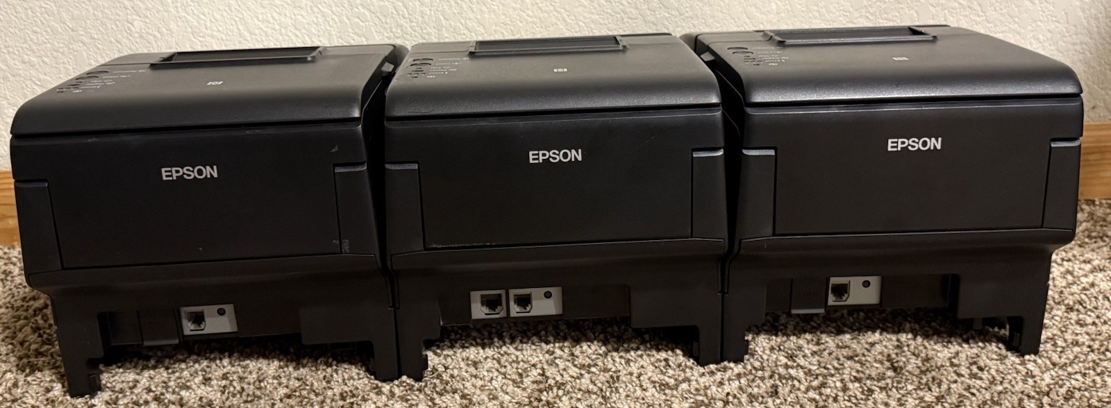 3 Epson OmniLink TM-H6000V Multifunction POS Receipt Printer M253B+Power Supply