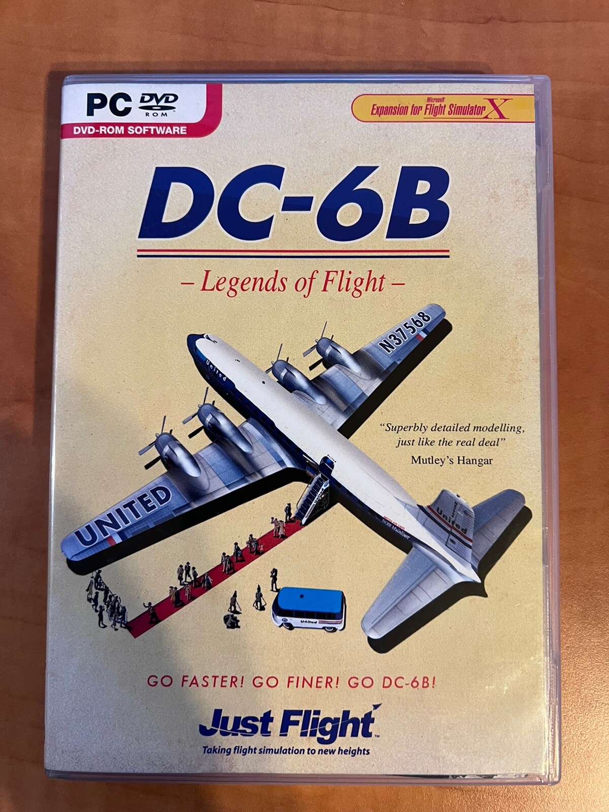 DC-6B Just flight