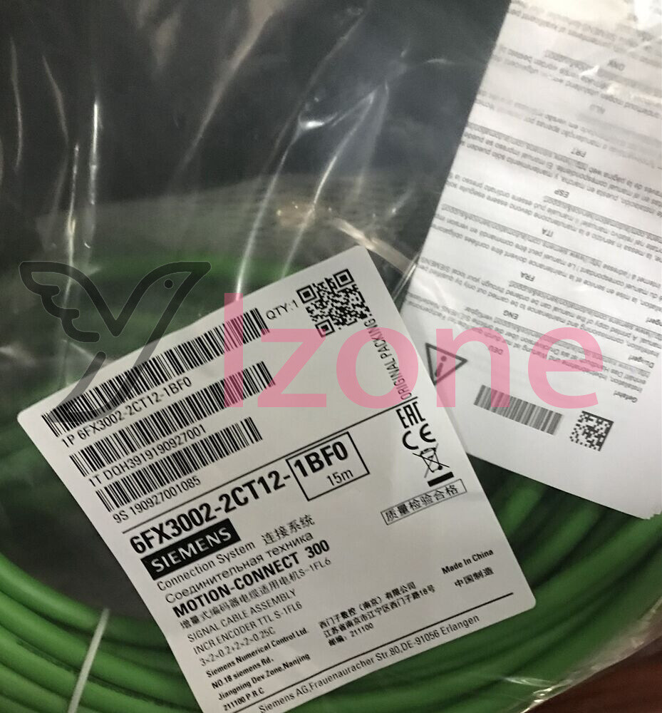NEW Siemens 6FX3002-2CT12-1BF0 V90 Motor 15m Power Cable 6FX3002-2CT12-1BF0~
