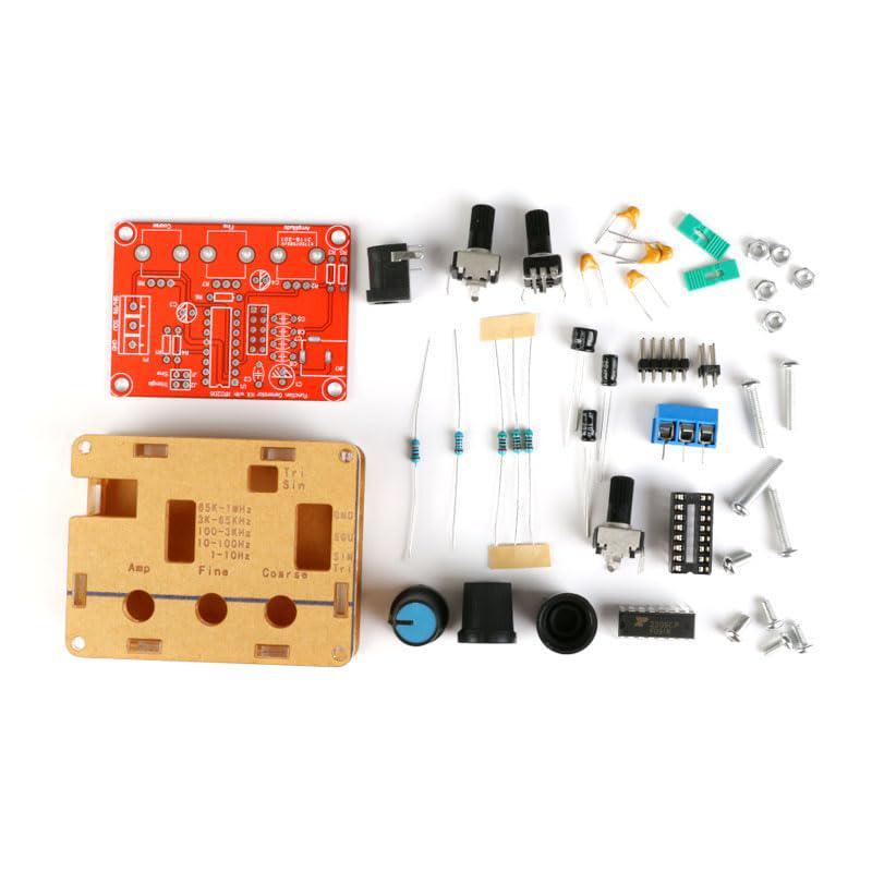 High Precision Function Signal Generator DIY Kit XR2206 Adjustable Frequency DC