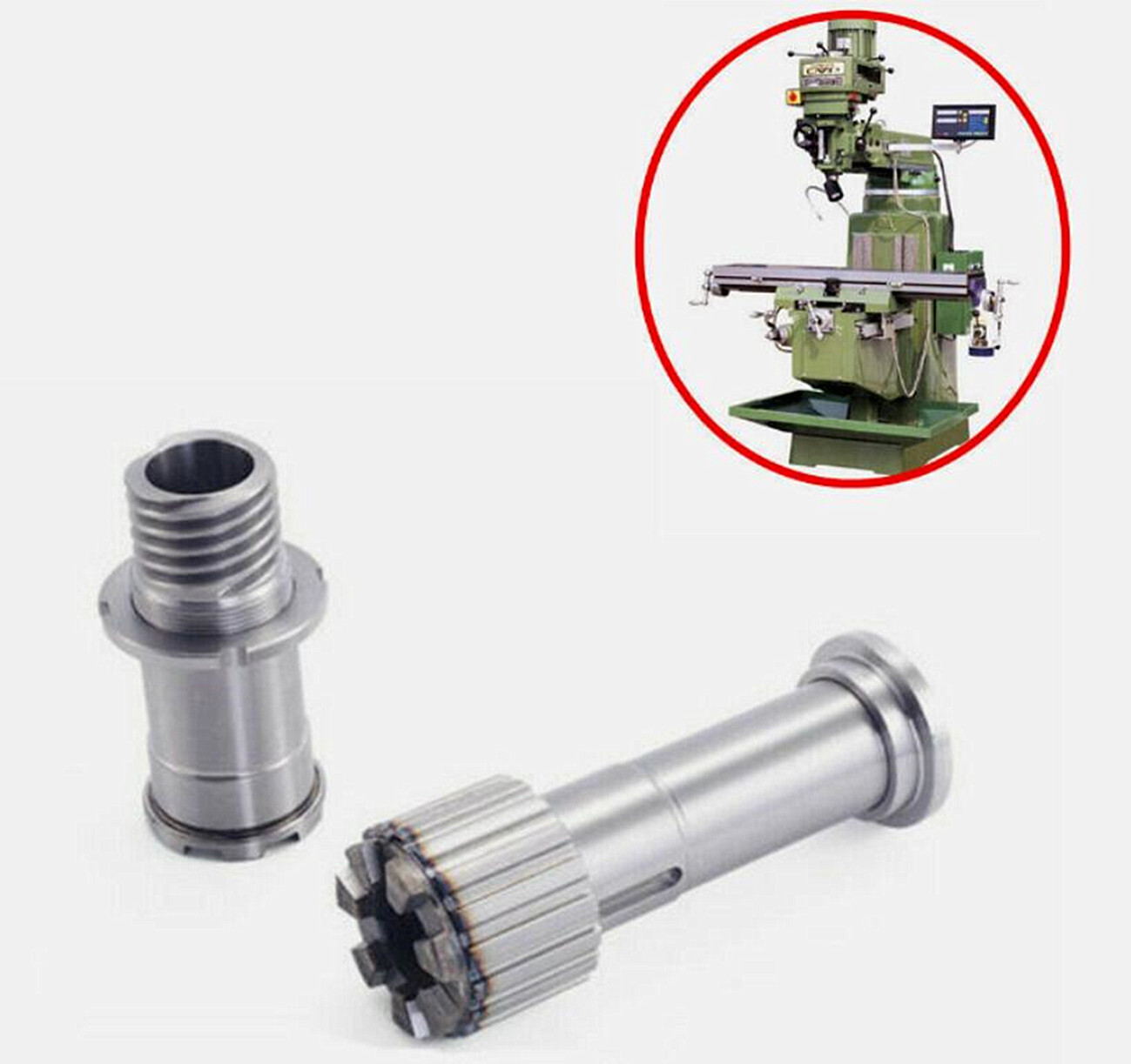 1Set Milling Machine Assembly Spline Clutch CNC Mill Gear A3+20+57+74 Bridgeport