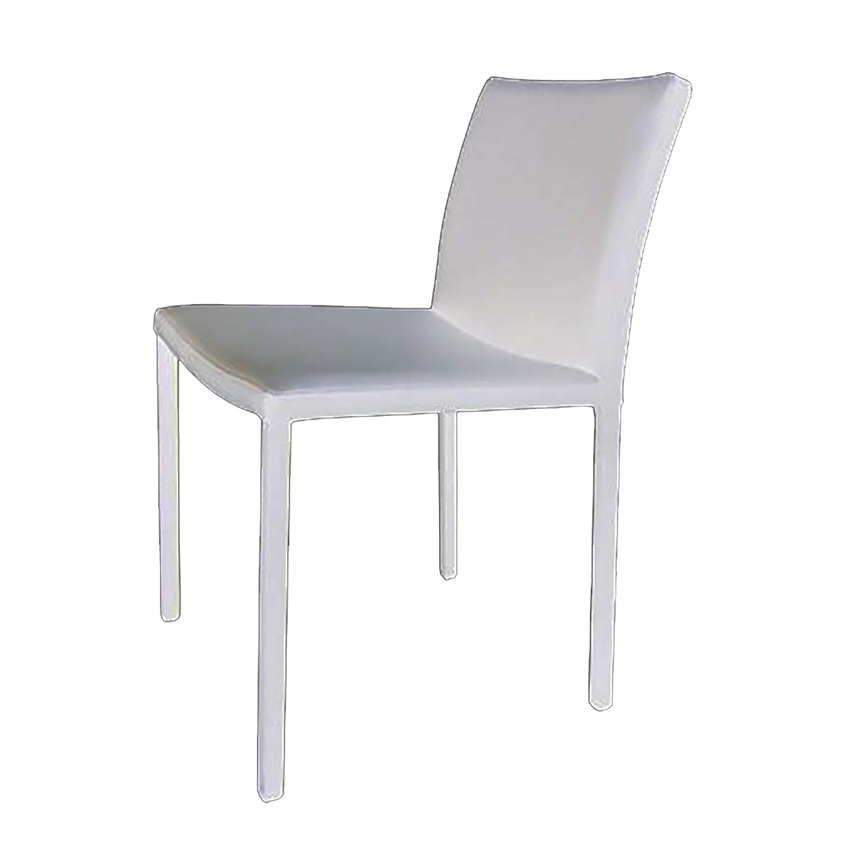Aramith Fusion Chair - White Leatherette