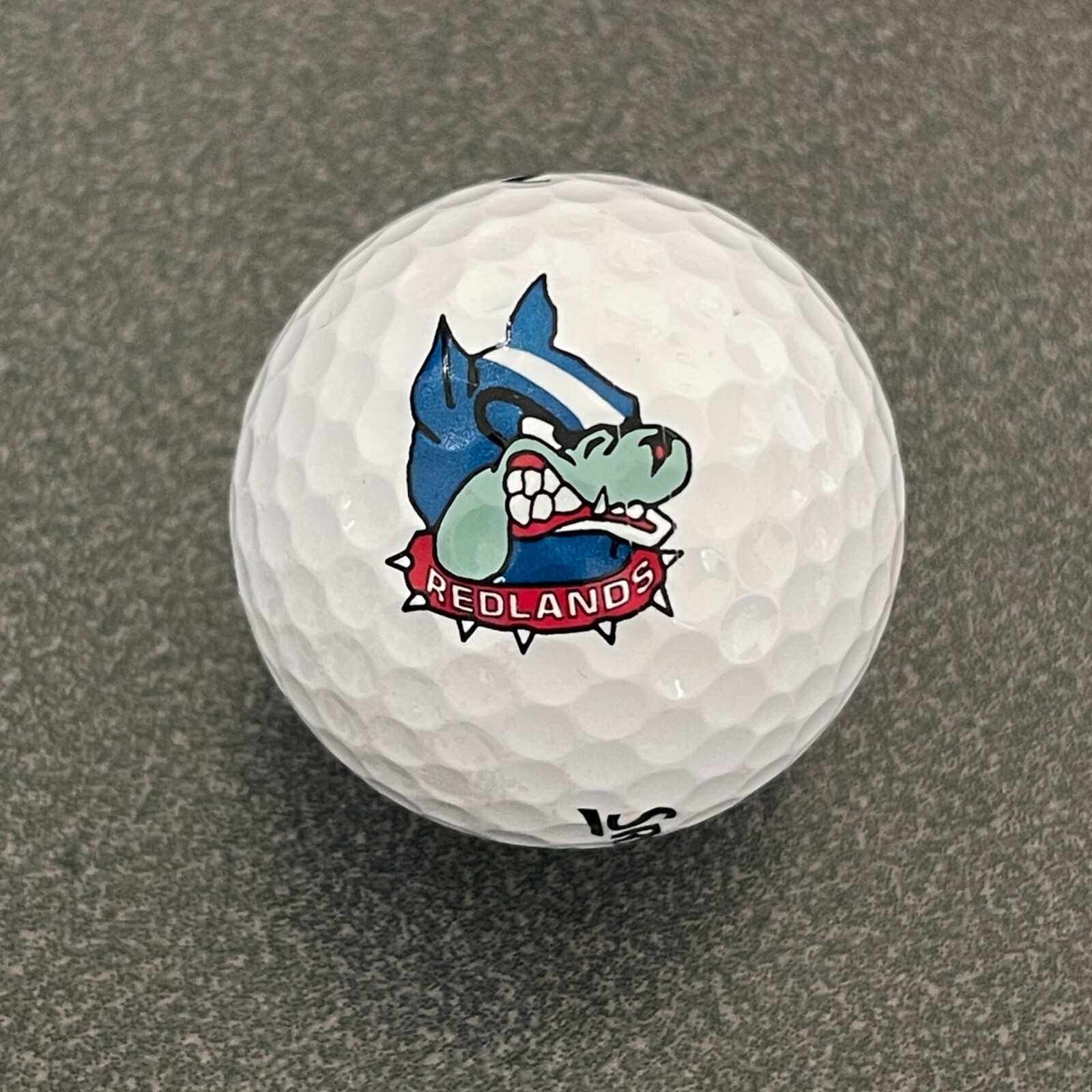Redlands Bulldog  Logo Golf Ball A-16-5 Collectible Ball