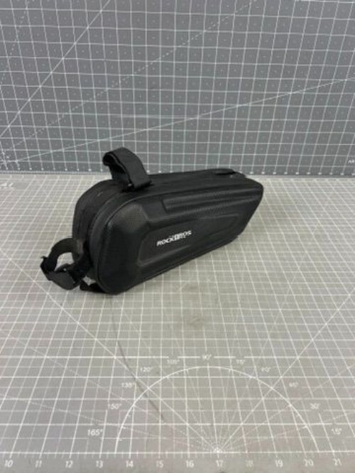 Rockbros Bicycle Storage Bag w/Hook & Loop Straps & Internal Compartments Black