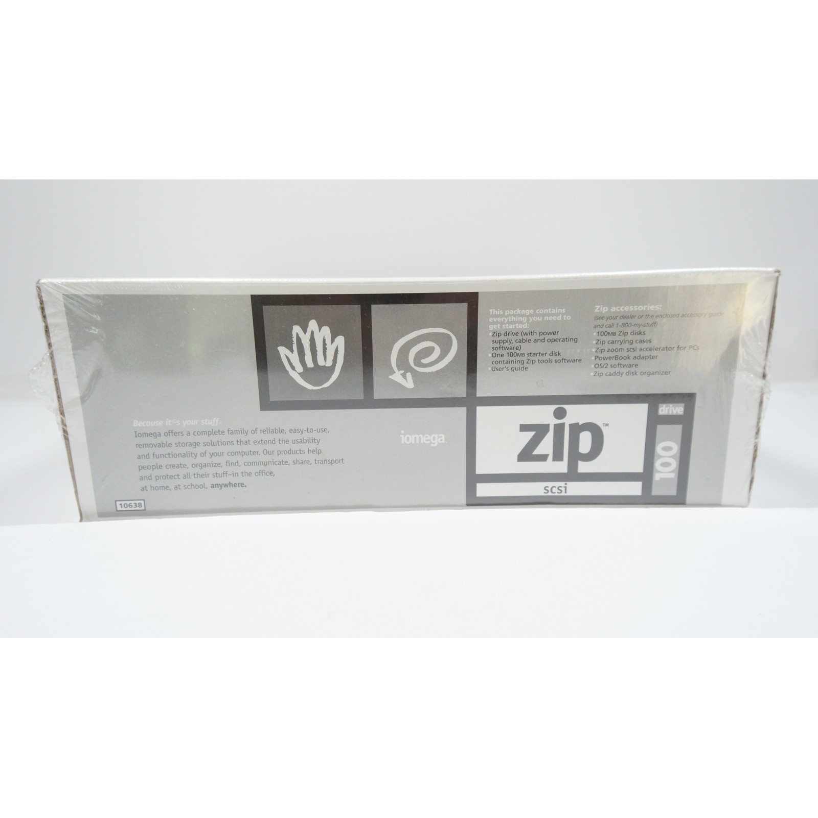 Iomega Zip 100 SCSI External Drive 100MB Portable Storage
