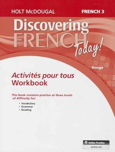 Activités pour tous Level 3 - Paperback, by Holt Mcdougal - Very Good
