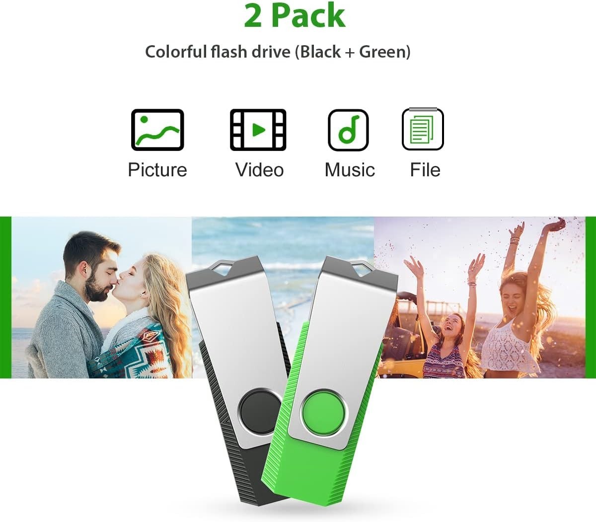Durable 32GB USB Flash Drives - Perfect for Work, School & Travel Needs