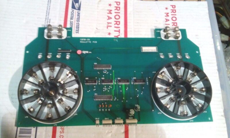 sigma roulette arcade pcb #c030-2b