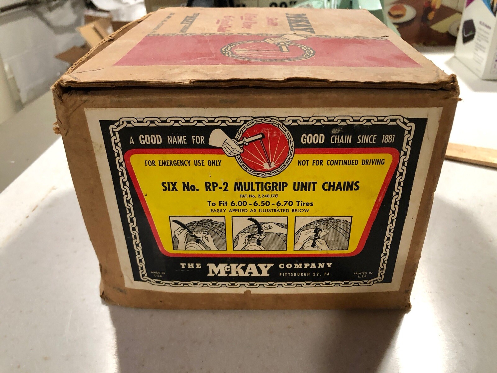 McKay Multigrip Tire Chains NOS