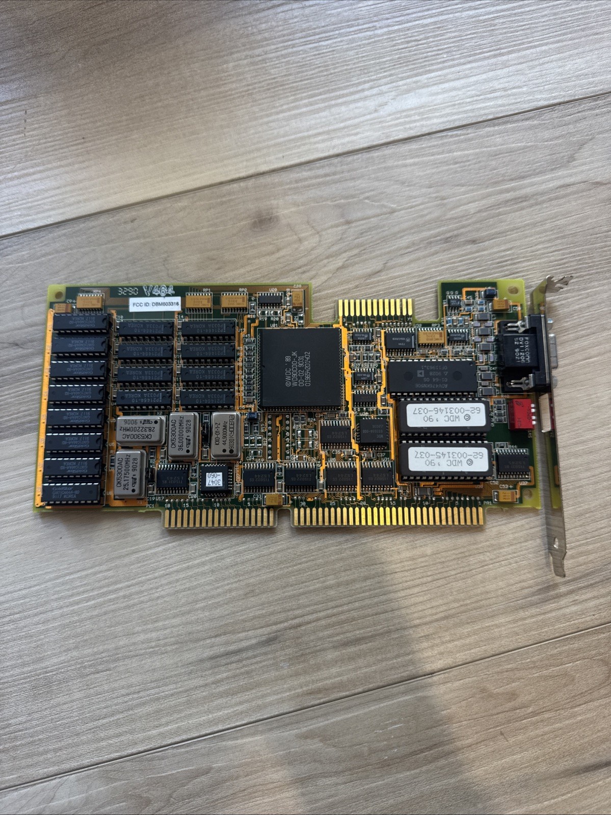 VINTAGE WDC VGA PRO 2 F003 42901 Card 62-003145-037 61-603316-03 (Untested)