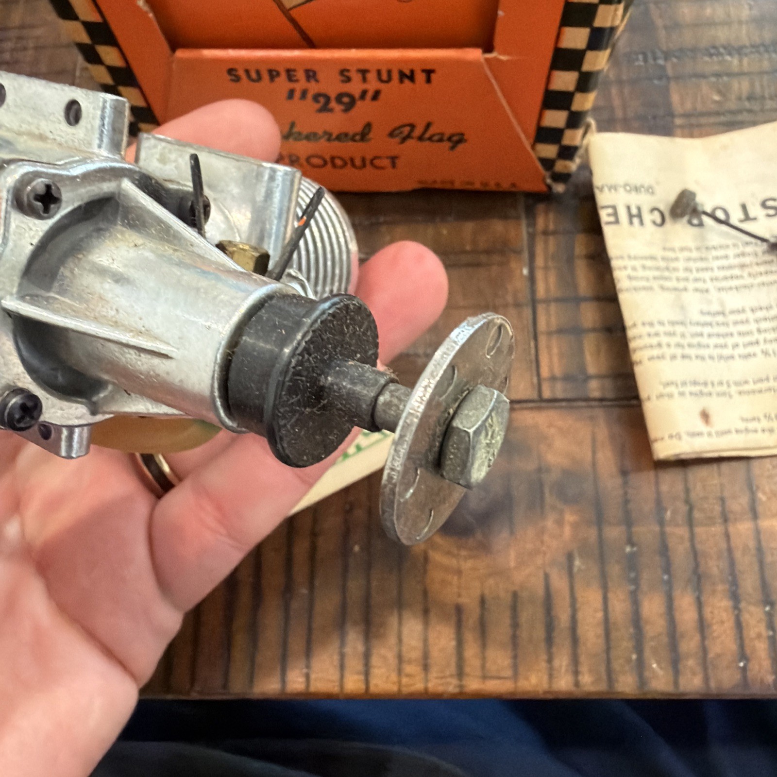 VINTAGE McCOY #29 SUPER STUNT COMPLETE ENGINE