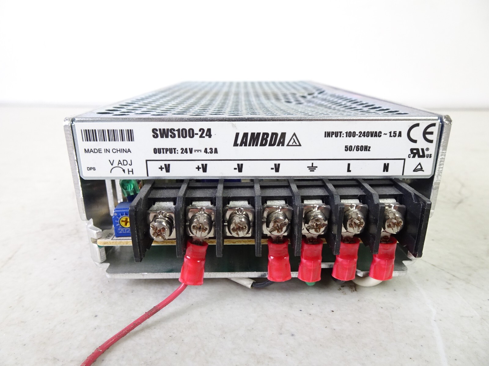 Used TDK-Lambda SWS100-24 Converter Power Supply | Output: 24V / 103.2W / 4.3A