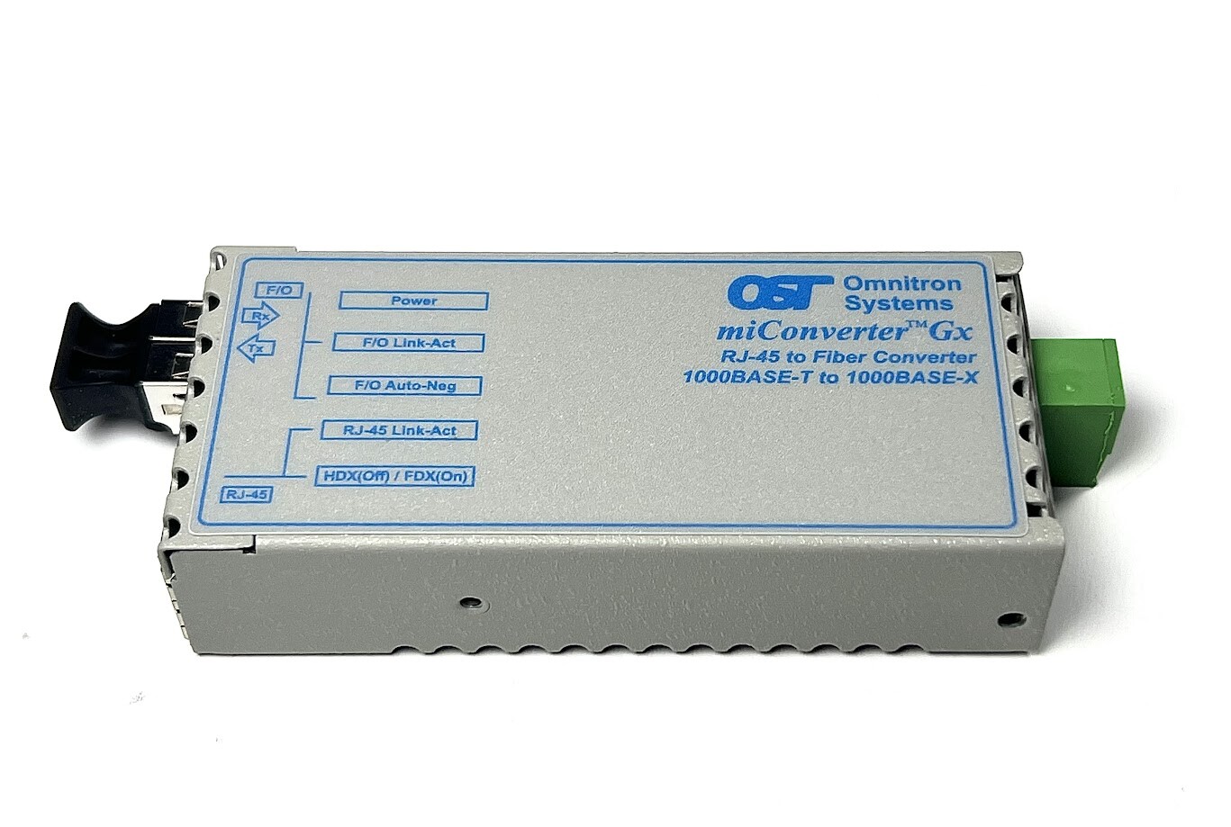 -NEW- Omnitron Systems 1206-0-9W, miConverter Gx, RJ-45 to Fiber Converter, OEM