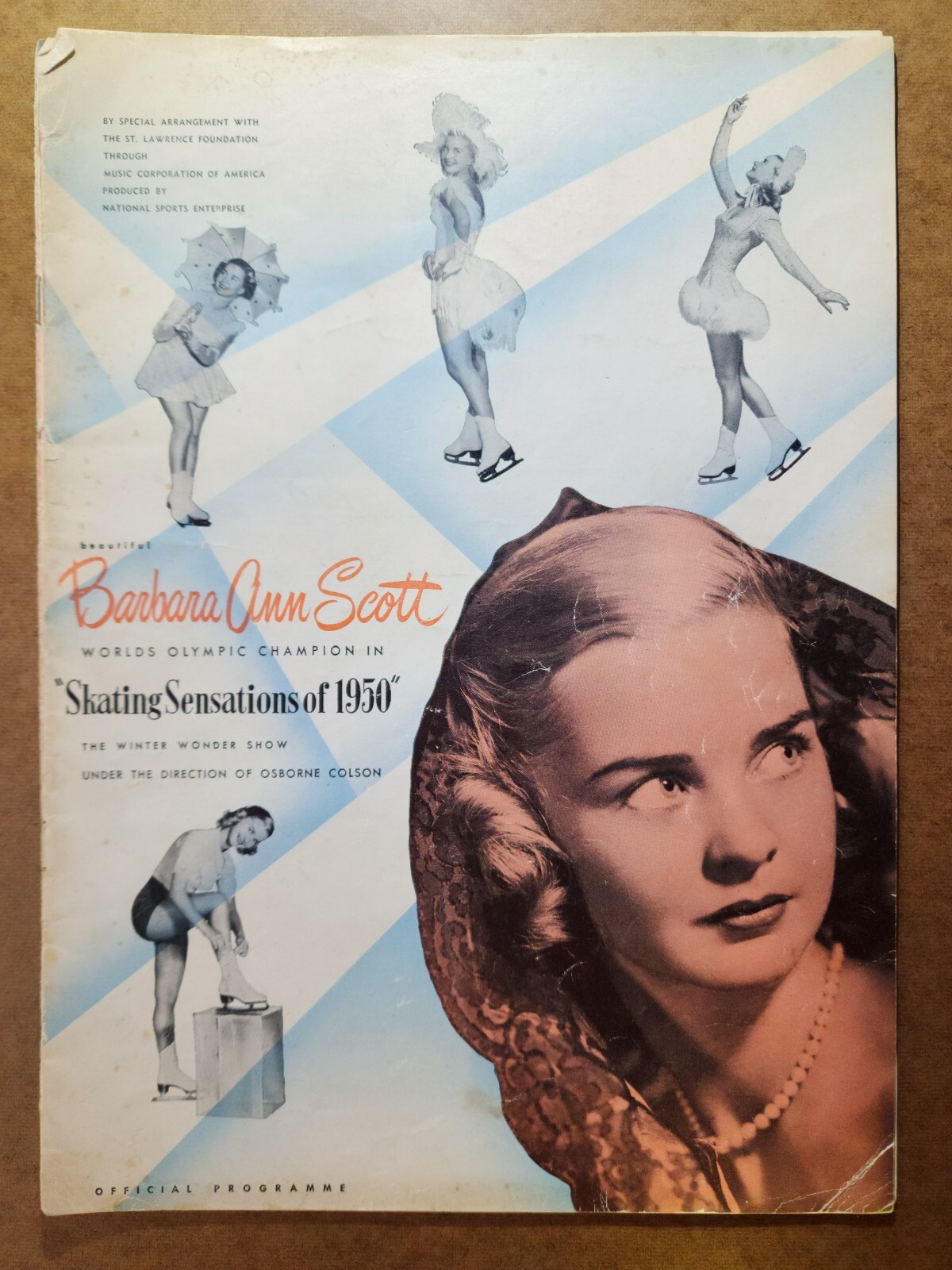 BARBARA ANN SCOTT World Olympic Champion in Skating Sensations of 1950