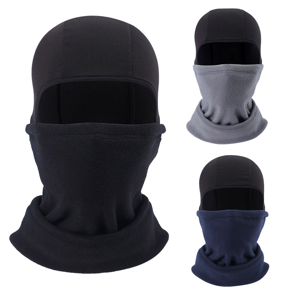 Cold Weather Windproof  Thick Warm Fleece Balaclava Face Mask Hat Cap