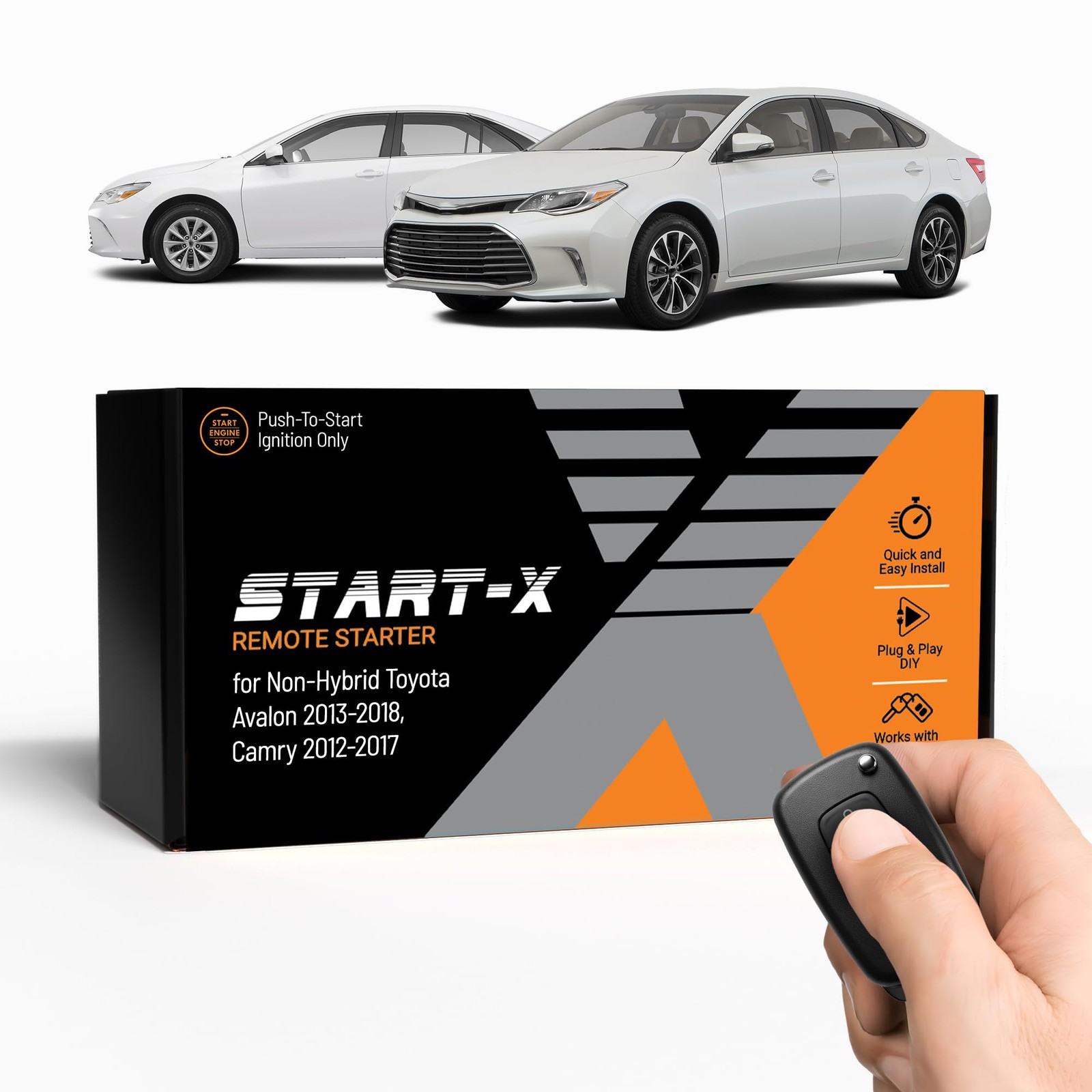 Start-X Remote Starter Kit for Non-Hybrid Toyota Avalon (2013-2018) & Camry...