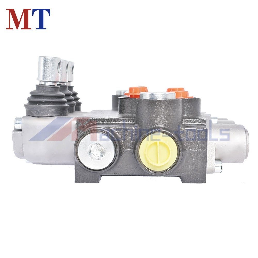 11 GPM Double Acting Adjustable 3-Spool Hydraulic Directional Control Valve
