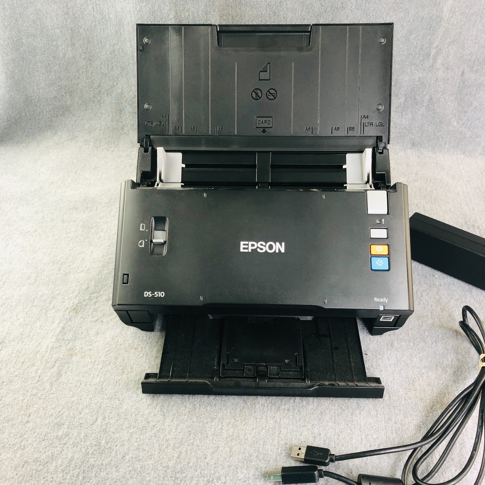 Epson Workforce DS-510 Scanner - Tested - Works great. Clean. Gently Used