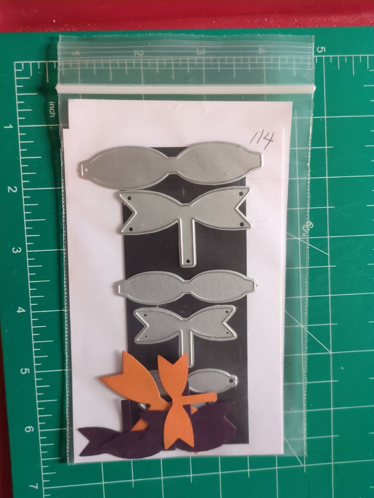 Used Thin Metal Die Cut Tol 4 Sizzix & Spellbinder 114 Package Bows Christmas
