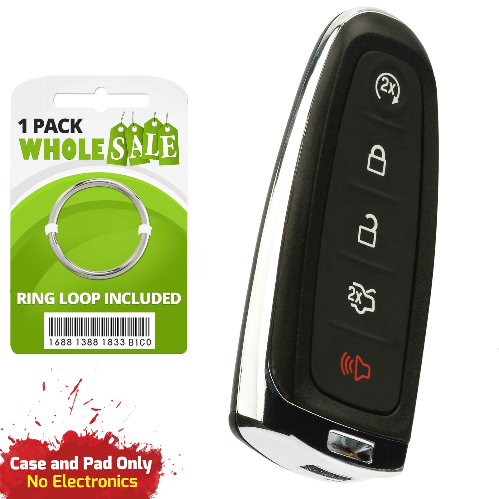 Replacement For 2011 2012 2013 2014 2015 Lincoln MKX Key Fob Shell Case