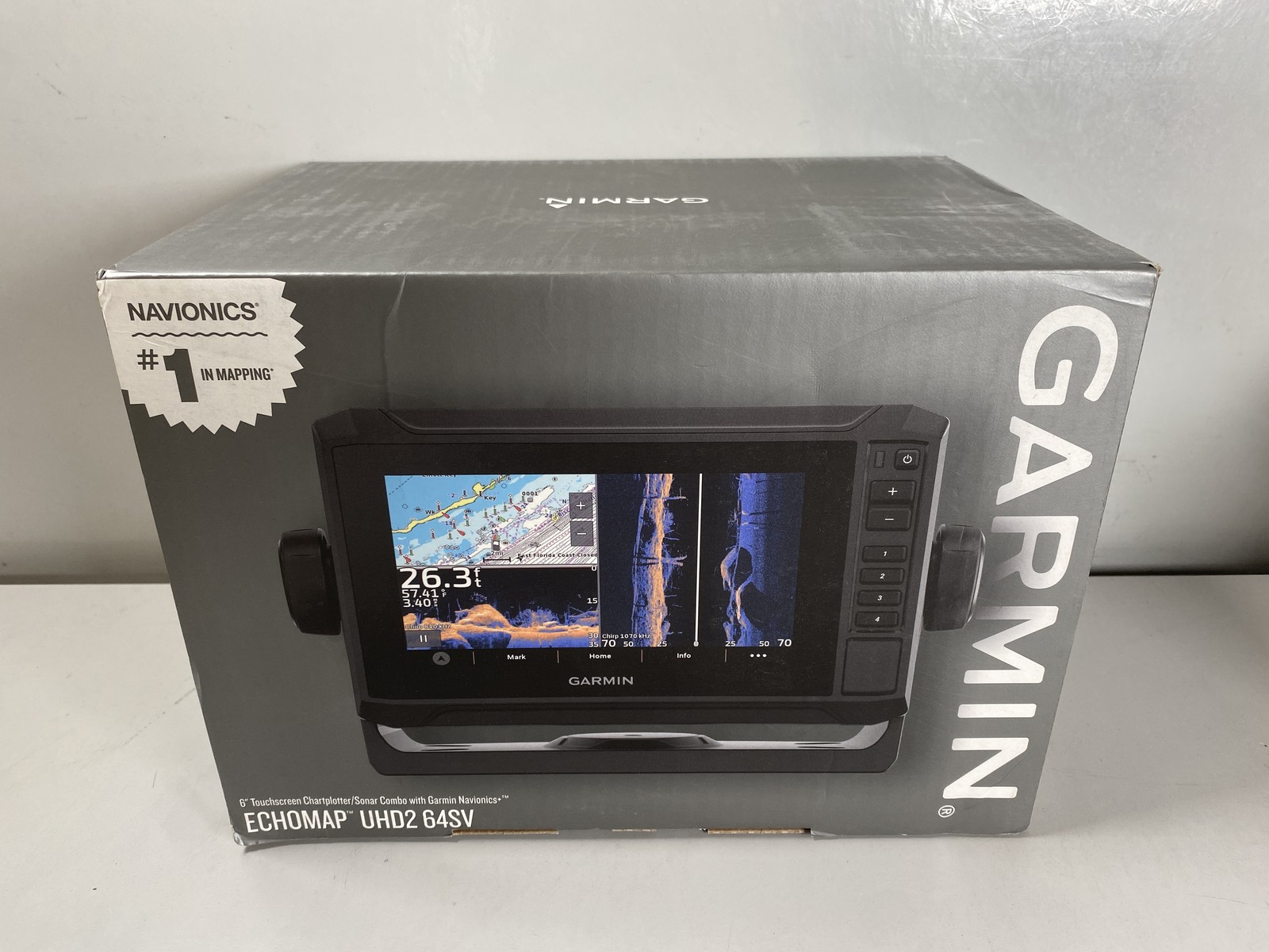 Garmin ECHOMAP UHD2 64sv Combo w/US Coastal Maps w/o Transducer 010-02681-00