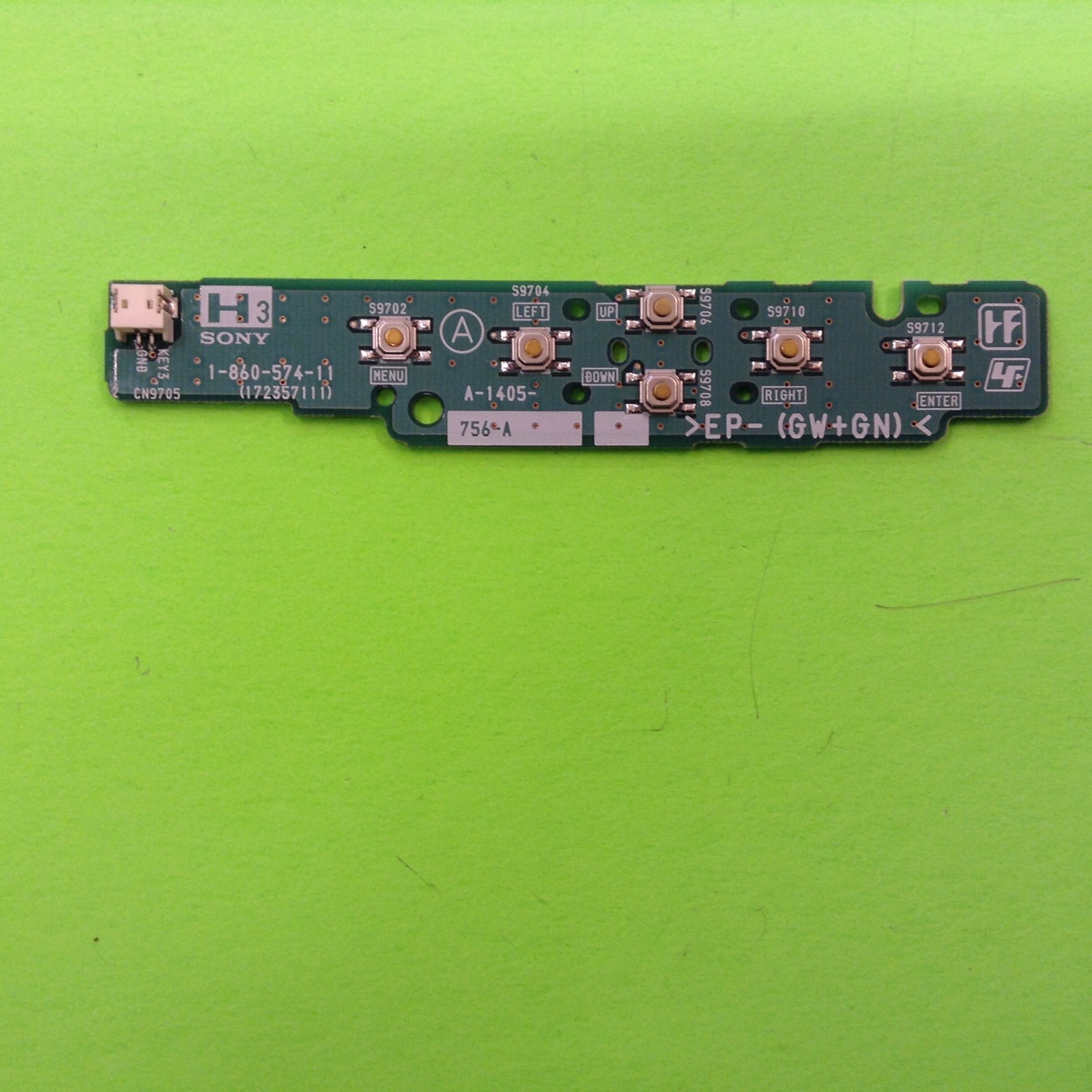 Sony MBD-XBR950 Media Receiver TV Cable Box Key Button Board A-1405-756-A