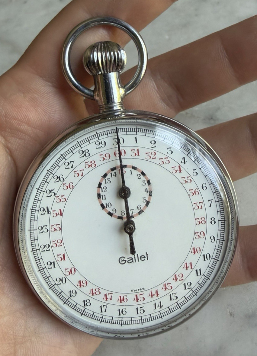 Vintage Gallet Swiss Stopwatch