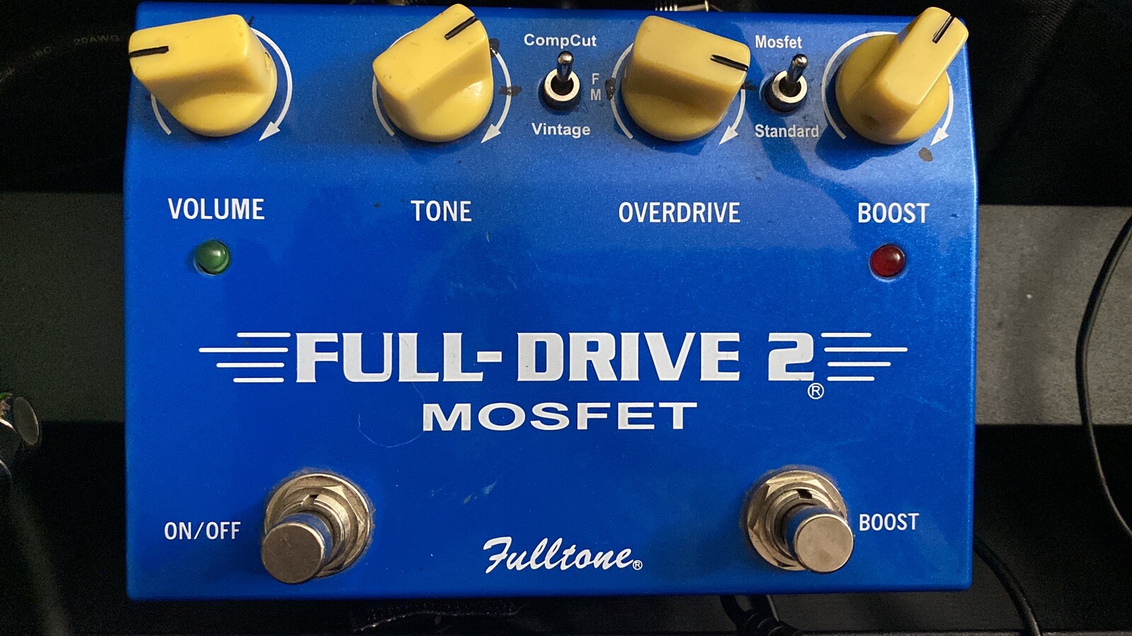Fulltone Full-Drive 2 Non-MOSFET Overdrive Guitar Effects Pedal w/ Box #50164