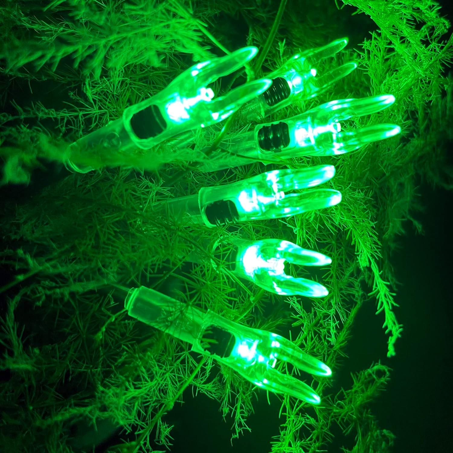 6PCS Versatile LED Arrow Nocks with Easy Switch - Compatible with Multiple Sizes