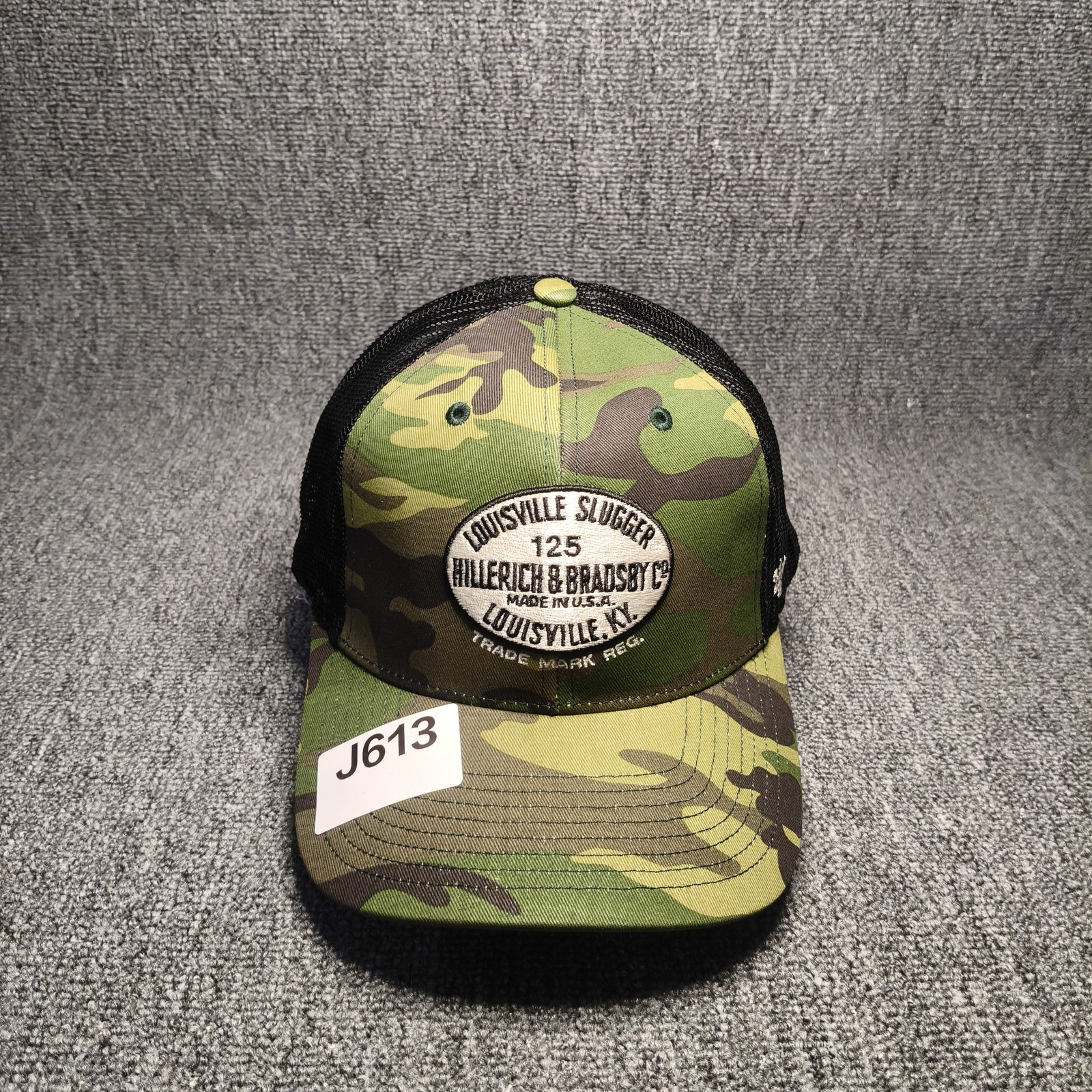 47 Brand Louisville Slugger Camo Mesh Trucker Snapback Hat Cap OSFA