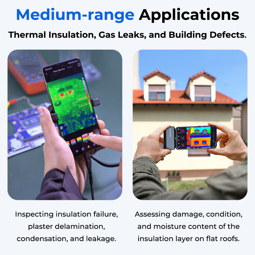 TOPDON TS001 25Hz IR Infrared Thermal Imaging Camera Type-C for Android Device