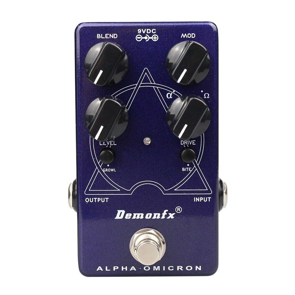 Demonfx ALPHA OMICRON Bass PreAmp/ Overdrive Fast US Ship