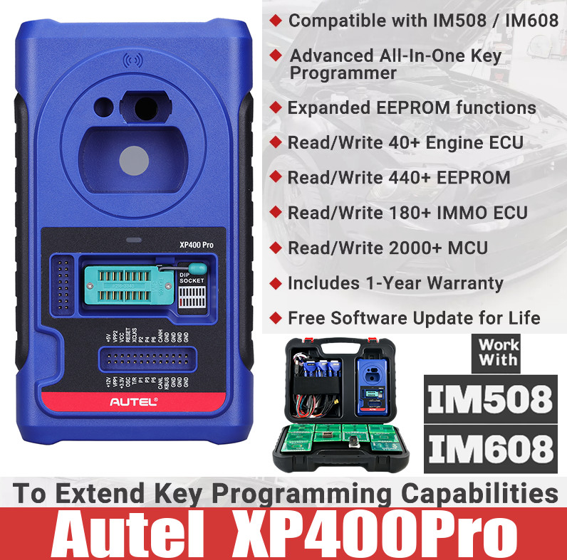 Autel XP400 PRO Programming Key Diagnostic IMMO Kits For IM508S IM608/IM608 Pro