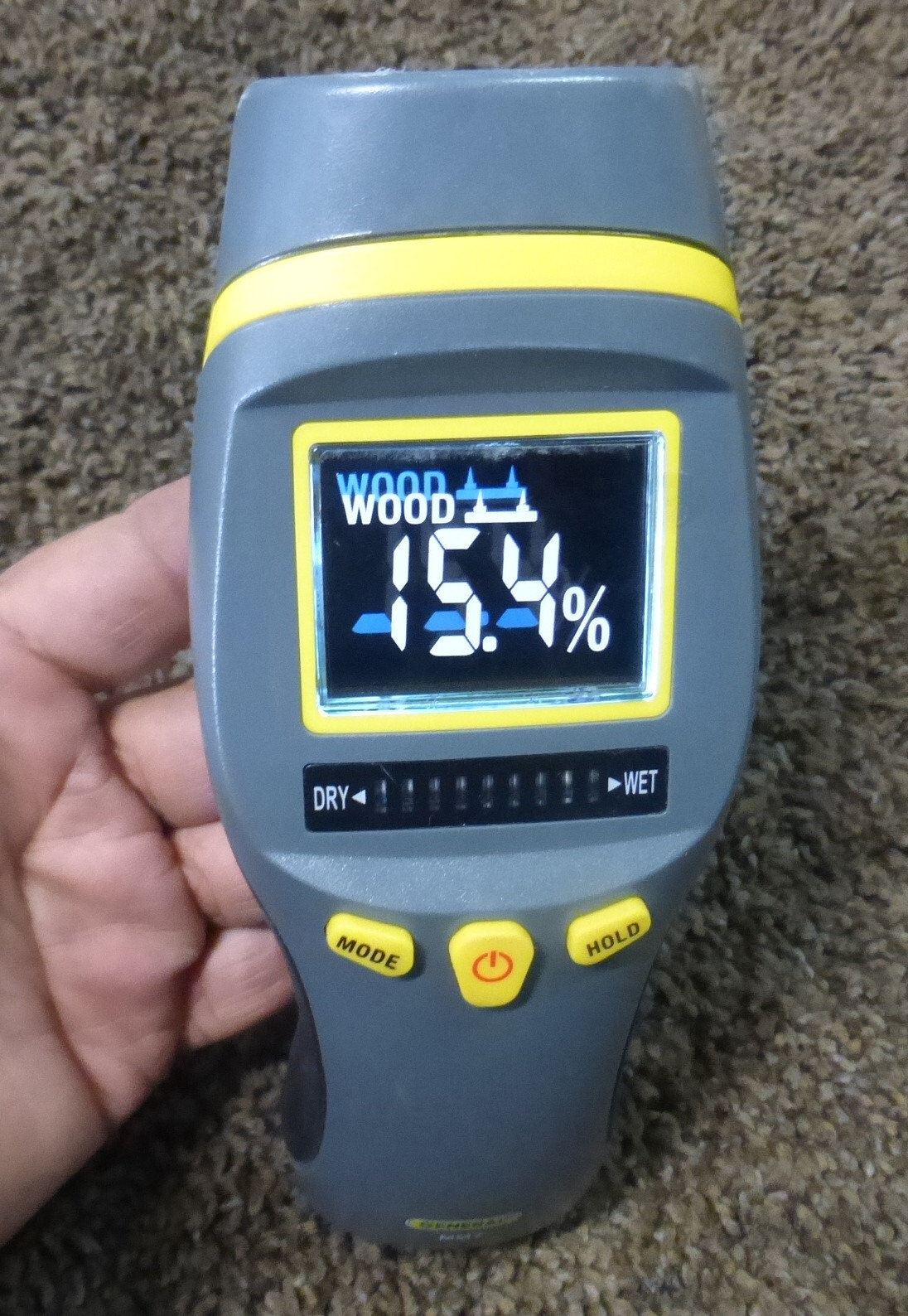 General Tools MM7 Pin-Type Digital Display Wood Drywall Moisture Detector Meter