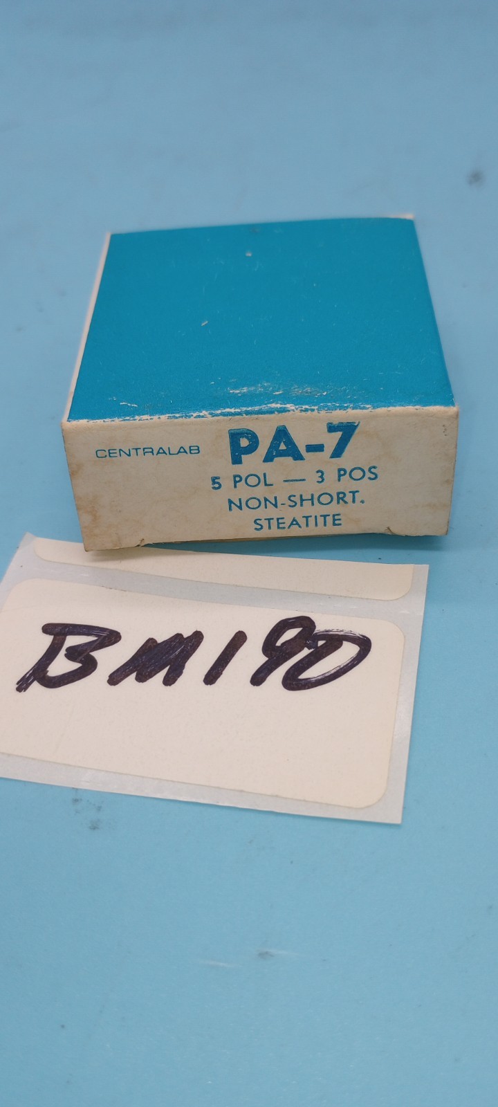 LOT OF 5 CENTRALAB PA-7 rotary Switch 5 P0LE- NN- SHORT , 3 POSITION