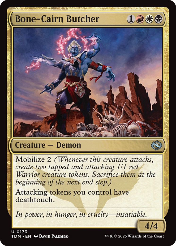 x1 Bone-Cairn Butcher TDM Tarkir Dragonstorm MTG 173 UNCOMMON M/NM 1x